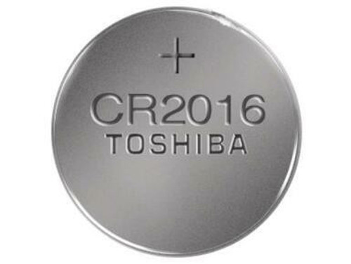 CR2016 Toshiba 3 Volt Lithium Coin Cell Battery (5 On a Card)