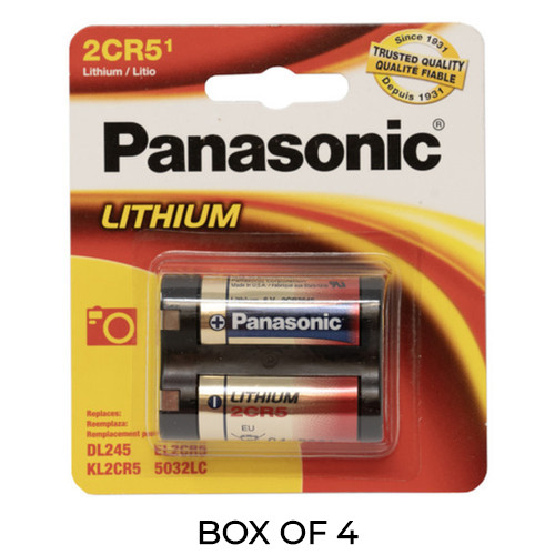 4-Pack 2CR5 Panasonic 6 Volt Lithium Batteries Wholesale & direct to consumer