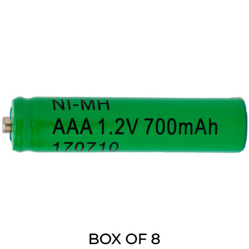 8-Pack AAA NiMH 700 mAh Rechargeable Batteries Wholesale & direct to consumer