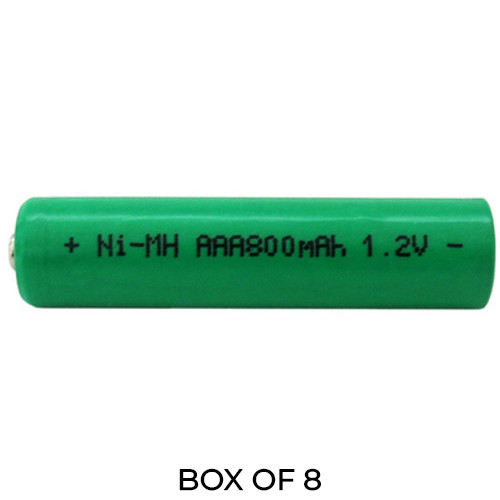 8-Pack AAA NiMH 800 mAh 1.2 Volt Batteries Wholesale & direct to consumer