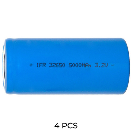 4-Pack 3.2 Volt 32650 LiFePO4 Batteries (5000 mAh) Wholesale & direct to consumer