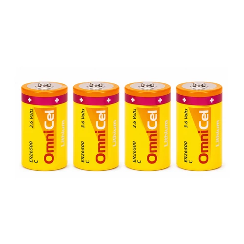4-Pack Omnicel 3.6 Volt C 8500 mAh (LS26500 and ER26500) Primary Lithium Batteries Wholesale & direct to consumer