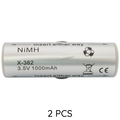 Front view of Heine X-382 3.5V NiMH medical batteries pack