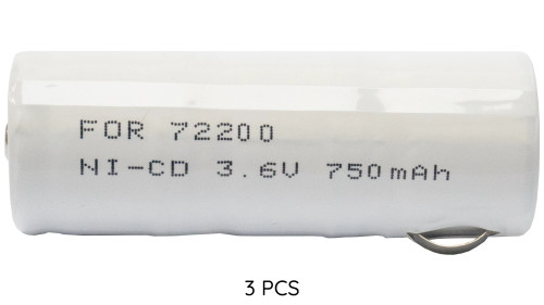 Front label detail of Welch Allyn replacement battery 3-pack