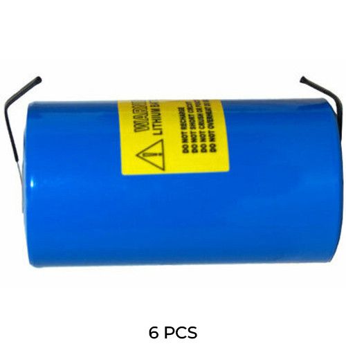 6-Pack C (LS26500 / ER26500) 3.6 Volt Primary Lithium Batteries with Tabs Wholesale & direct to consumer