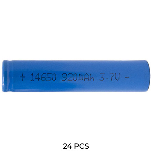 24-Pack 7/5 AA 3.7 Volt Lithium Ion 14650 Batteries (920 mAh)