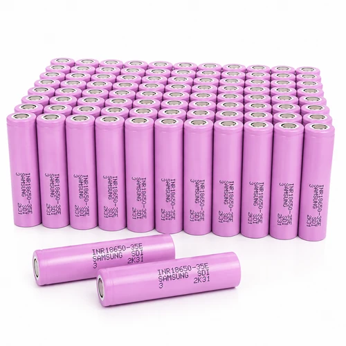 100-Pack 18650 3.6v Samsung 3500 mAh (35E) li-on Batteries