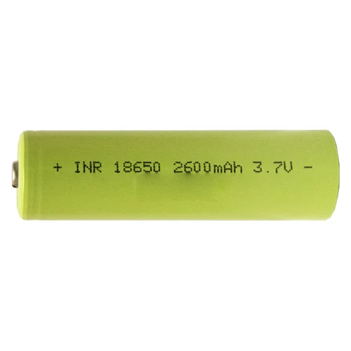 Side view of Lishen 18650 rechargeable lithium ion battery