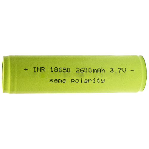 18650 3.6v 2600mAh li-ion Battery (Positive and Negative Same Side)