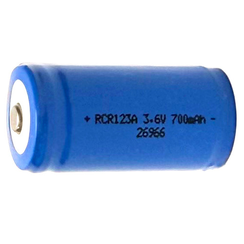 Power Portable RCR123A 700mAh dark blue rechargeable battery with PCB