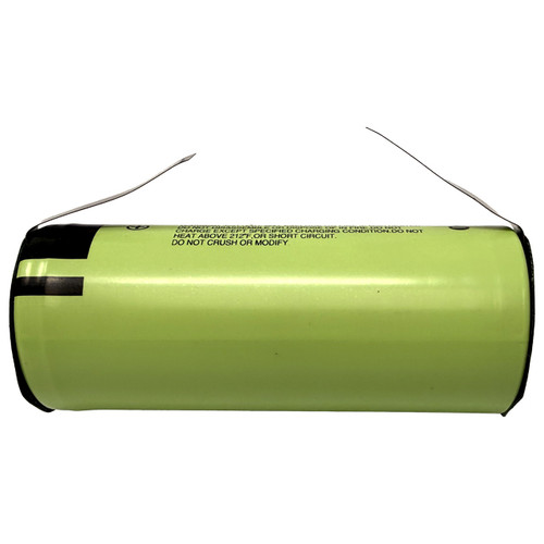 Panasonic NCR26650A 3.6V 5000mAh Li-ion battery front view