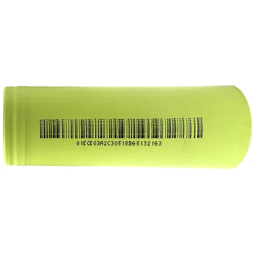 Flat top 3.7V 6800mAh lithium-ion battery side profile