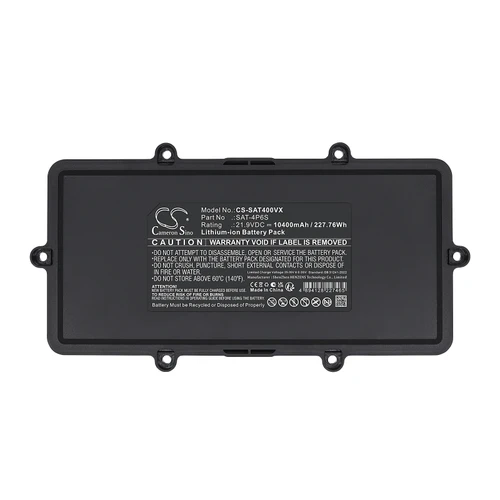 10400mAh Replacement Battery for Seauto SAT-4P6S, STA40, Shark Cordless Robotic Pool Vacuum Cleaner