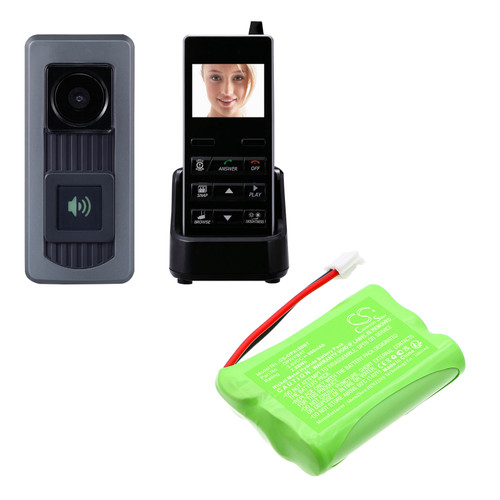 Replacement Battery for Optex OPIVPBAT, iVision+ handheld monitor, NiMH 800mAh 3.6V