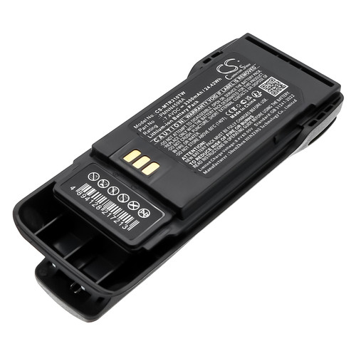 Replacement Battery for Motorola PMNN4598A, PMNN4600A, R2, Li-ion 3300mAh
