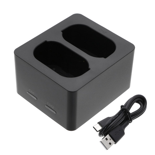 Type-C Dual Charger Hub Battery Charger for Leica LC-SCL6, BP-SCL6, Q2, Q3, SL2, SL2S