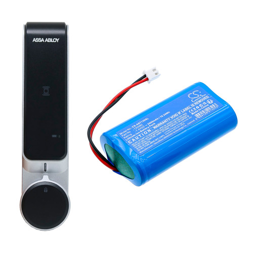 Replacement Battery for ASSA ABLOY MUL-T-LOCK, 130080, 81130080, Lithium-ion 2600mAh