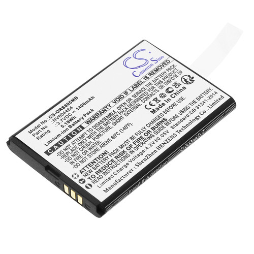 Replacement Battery for Oricom Secure SC895, Secure SC740, Lionelo Babyline 8.1, Lithium-ion 1400mAh