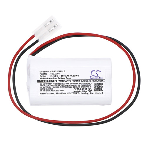 Replacement Battery for Kaufel 850.0095, NiCD 800mAh 2.4V