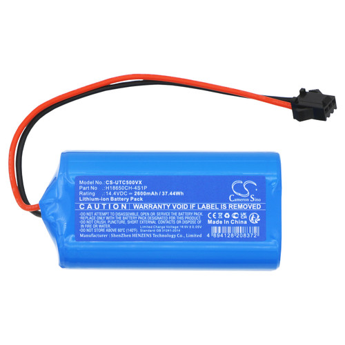 2600mAh Battery for Ultenic D5s, T10 Elite, D5s Pro, TS1, Cecotec Conga 1990 Connected, Conga 2290 Ultra, Conga 2499 Ultra, Conga Eternal Laser