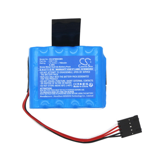 Replaces battery for Spacelabs 90363 Patient Monitor, 146-0053-00, Ni-MH 700mAh