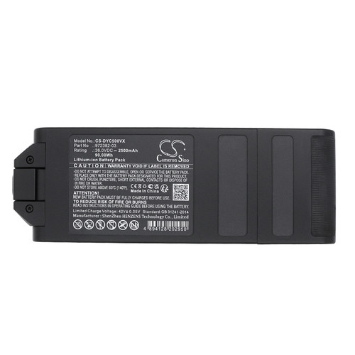 2500mAh Replacement Battery for Dyson G5 Detect, G5 Detect Fluffy, G5 Detect Absolute, Gen5 Outsize, 972382-01, 972382-03, SV23, SV24