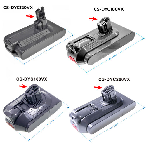 2500 mAh for Dyson SV30,394167-1,386706-85,965470-01