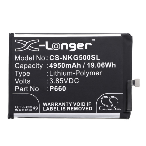 4950 mAh for Nokia P660