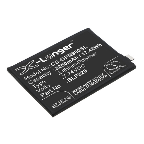 2250 mAh for OnePlus BLP829