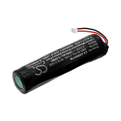Replaces battery for Ocean Signal rescueME MOB1 3rd party for 901S-01509, Li-MnO2, 1600mAh, 6V