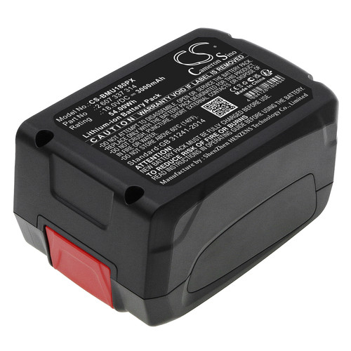 3000 mAh for Bosch R909723,17002207,17004934,17006127,17006537,17006570,17007103,BHZUB1830,BHZUB1850,1600A005B0