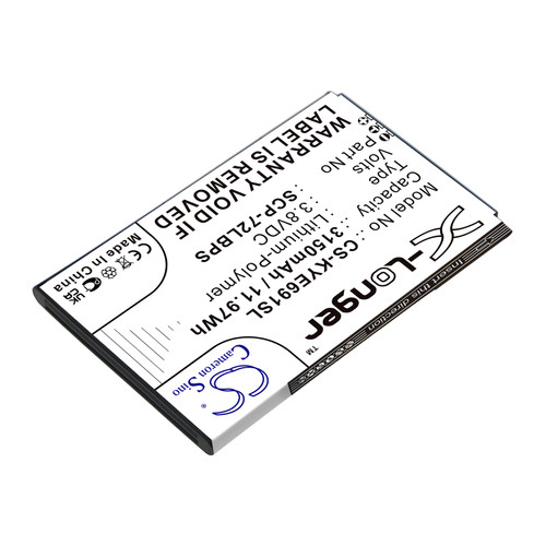 3150mAh Replacement Battery for Kyocera DuraForce Pro 2, E6910, E6920, SCP-72LBPS
