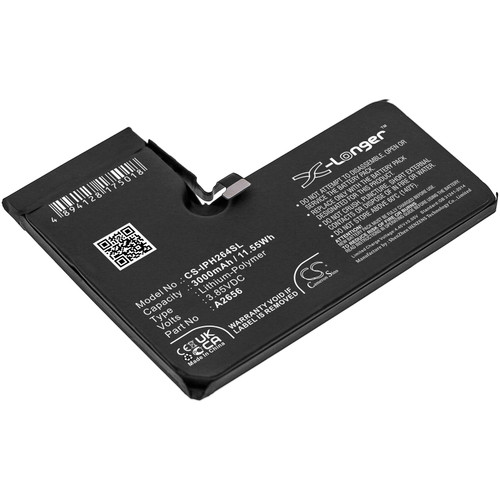 3000 mAh for Apple A2656