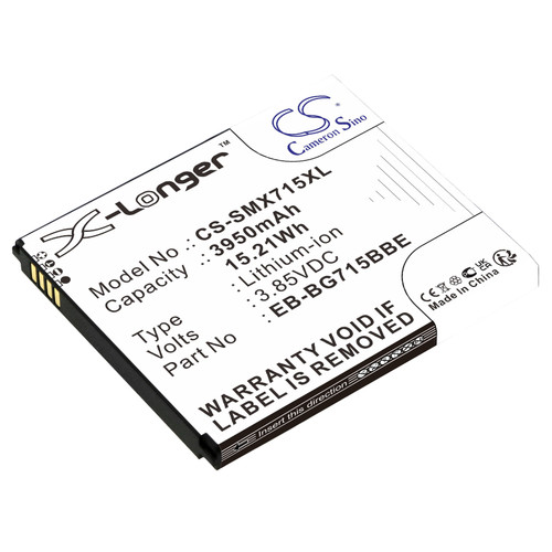 3950 mAh for Samsung EB-BG715BBE,GH43-04993A