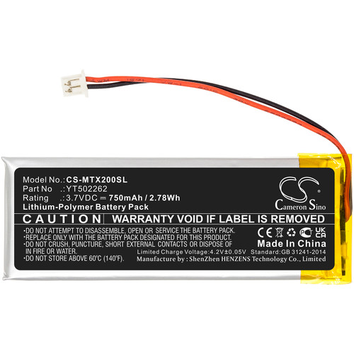 750 mAh for Midland YT502262