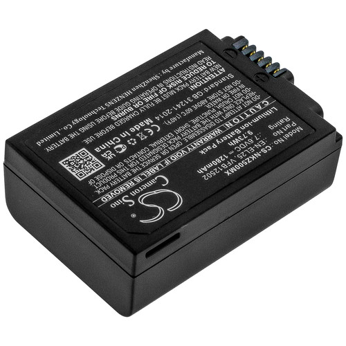 1280 mAh for NiKon EN-EL25,VFB12502