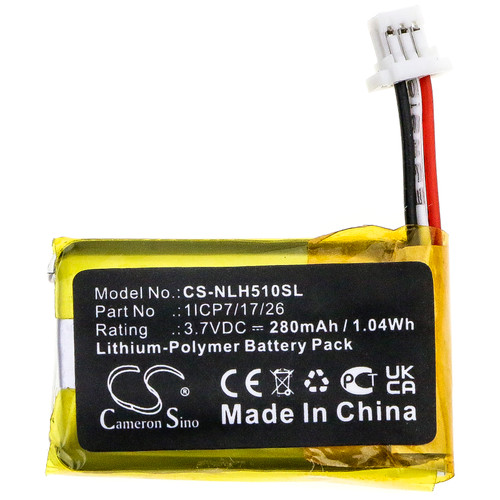 280mAh Battery for Nest Vido Doorbell Wired, NC5100US, C1241290
