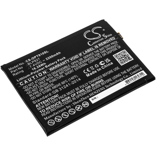 2200 mAh for OnePlus BLP827