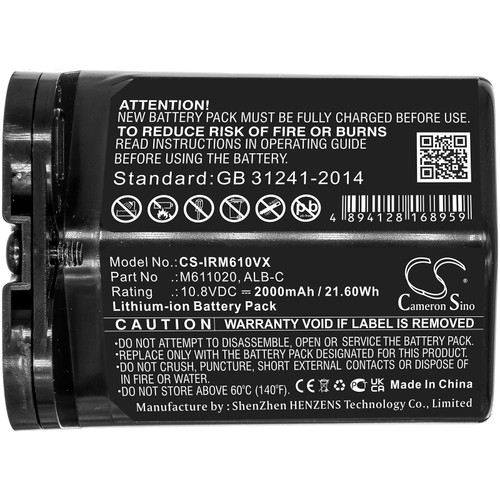 2000 mAh for iRobot ABL-C,ALB-C,4650149,M611020