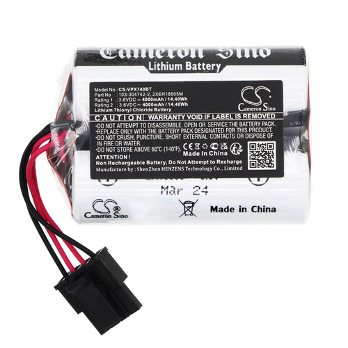 4000 mAh for Visonic 2XER18505M,103-304742-2