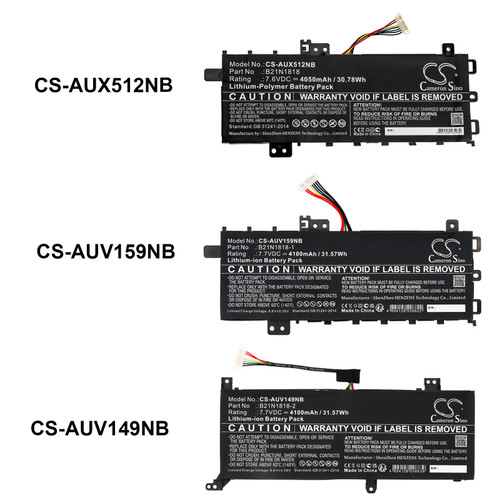 4050 mAh for Asus B21Bn2H,B21BnEH,B21N1818,B21N1818-3,2ICP6/60/81,2ICP6/61/80,0B200-03190400,0B200-03350500,0B200-03450500,0B200-03190400E