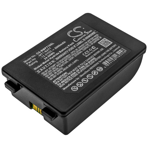2000 mAh for Brady M71-BATT