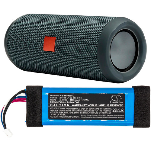 3000mAh Battery for JBL Flip 3 SE, Flip 3 Stealth Edition, Flip Essential, L0748-LF
