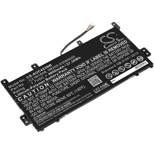 4850 mAh for Asus C21N1808,0B200-03060000,0B200-03130000