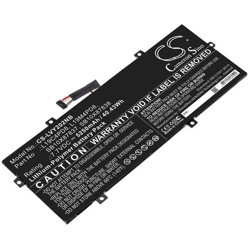 5250 mAh for Lenovo L19C4PD8,L19M4PD8,SB10X87837,SB10X87838
