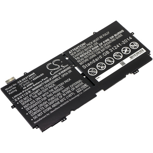 6500 mAh for Dell 52TWH,XX3T7
