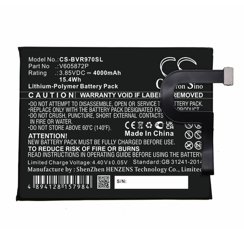 4000 mAh for BlackView V605872P
