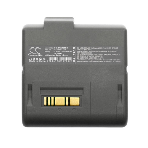 6800 mAh for Zebra CT17102-2,AK17463-005