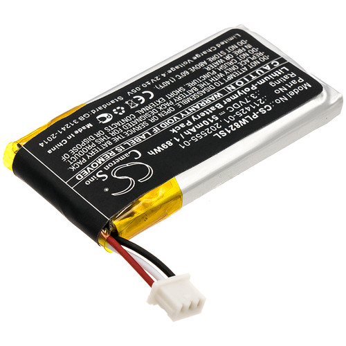 510 mAh for Plantronics 202555-01,211425-01