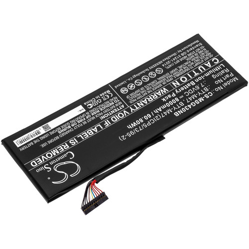 8000 mAh for MSI BTY-M47,BTY-M47(2ICP5/73/95-2)
